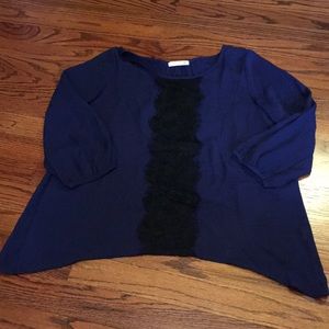 Dress top with detailed back